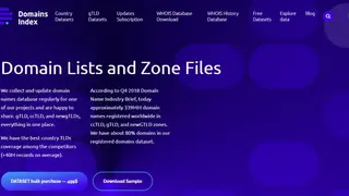 Domains Index screenshot
