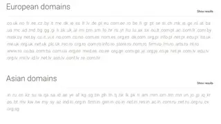 Domains33 screenshot