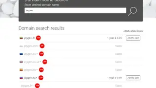 Domains33 screenshot
