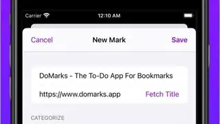 DoMarks screenshot