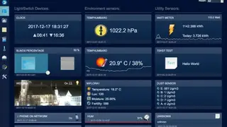 Domoticz screenshot