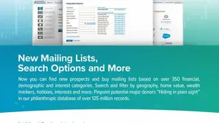 Donor Search screenshot