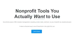 DonorDock screenshot