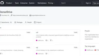 DonorDrive screenshot