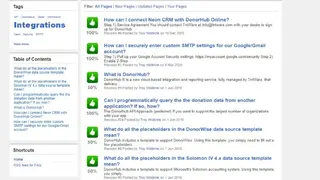 DonorHub screenshot