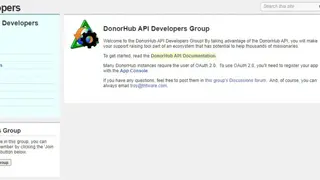 DonorHub screenshot