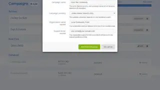 Donorhut screenshot