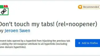 Don’t touch my tabs! screenshot