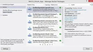 DotNetOpenAuth screenshot