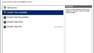 Double-Take RecoverNow screenshot