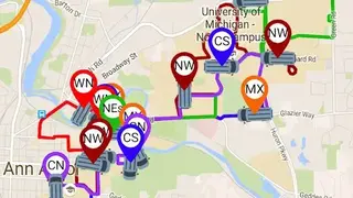 DoubleMap Bus Tracker screenshot