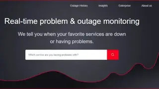 Downdetector screenshot