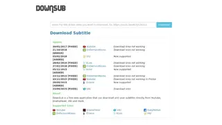 Downsub screenshot