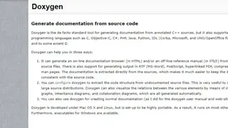 Doxygen screenshot