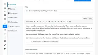 Dozent LMS screenshot