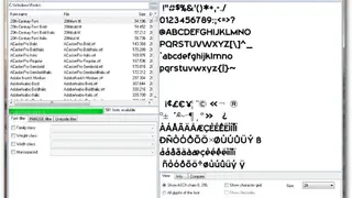 Dp4 Font Viewer screenshot