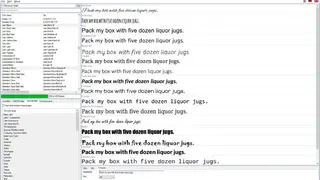 Dp4 Font Viewer screenshot