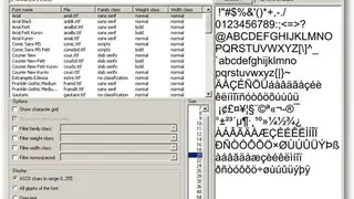 Dp4 Font Viewer screenshot