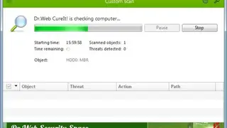 Dr.Web CureIt screenshot
