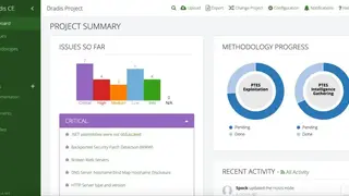 Dradis screenshot