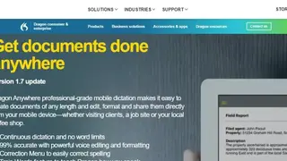 Dragon NaturallySpeaking screenshot