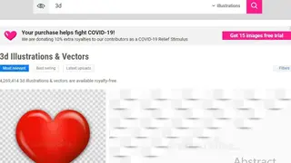Dreamstime 3d Stock Photos screenshot
