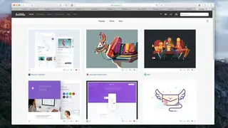 Dribbble screenshot