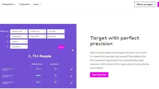 Drip Ecommerce CRM screenshot