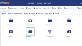 DriveHQ screenshot