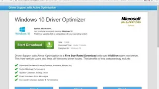 Driver Support screenshot