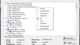 DriverBackup screenshot