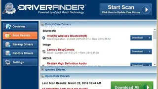 DriverFinder screenshot