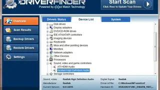 DriverFinder screenshot