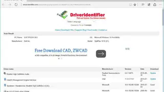 DriverIdentifier screenshot