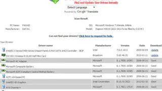 DriverIdentifier screenshot