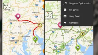 Driving Route Finder screenshot