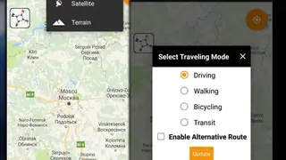 Driving Route Finder screenshot