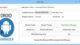 Droid Manager screenshot