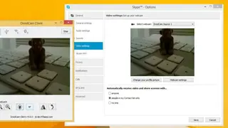 DroidCam screenshot
