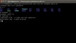 Dropbear SSH Server and Client screenshot