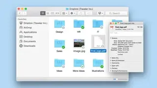 Dropbox Smart Sync screenshot
