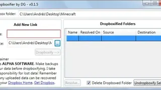 Dropboxifier screenshot