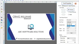 DRPU Business Card Maker screenshot