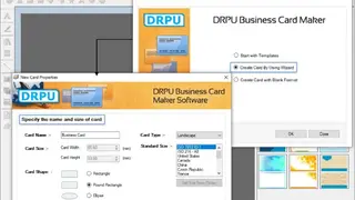 DRPU Business Card Maker screenshot