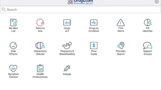Drugs.com Medication Guide screenshot