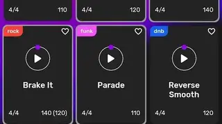Drum Loops for Guitar screenshot