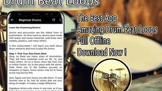 Drum Loops Sounds Effect screenshot