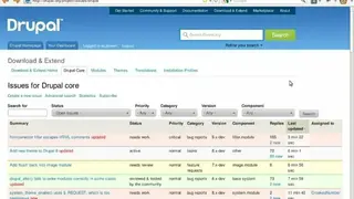 Drupal screenshot