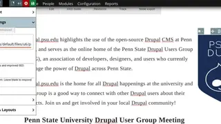 Drupal screenshot