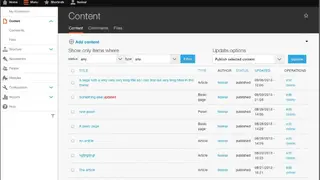 Drupal screenshot